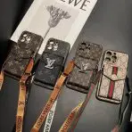 Crossbody Card Holder LV iPhone Case 4 Styles