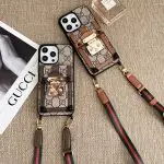 Gucci Canvas Crossbody Phone Case