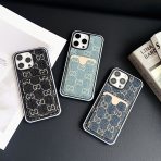 Gucci Card Slot Denim iPhone Case