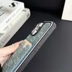 Gucci Card Slot Denim iPhone Case Side Button