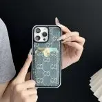 Gucci Card Slot Denim iPhone Case Card