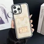 LV iPhone Case Denim Card Holder-CREAM