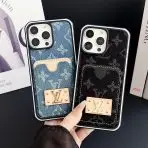 LV iPhone Case Denim Card Holder for 12-16 Pro Max - image 0