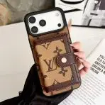 LV Wallet Phone Case for iPhone 17 - Pale Monogram