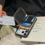 LV Zipped Wallet iPhone Case 17 Card Slot