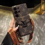 Crossbody LV Card Holder Samsung Galaxy Phone Case