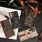 Crossbody LV Card Holder Samsung Galaxy Phone Case