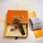LV Sneaker Shoe Key Holder - Brown Monogram