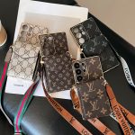 Crossbody LV Style Samsung Galaxy Phone Case