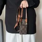 Crossbody LV Style Samsung Galaxy Phone Case – BROWN MONOGRAM