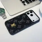 Denim iPhone 17 LV Phone Case -BLACK L