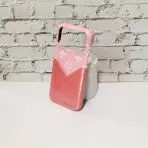 Glamour LV leather iPhone Case