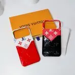 Glamour LV leather iPhone Case