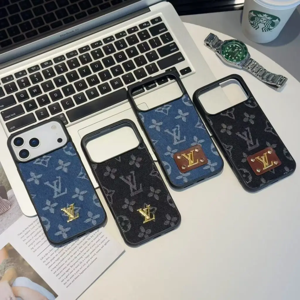 Denim iPhone 17 LV Phone Case 4 srtyles