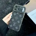 LV Phone Case iPhone 17 Electroplated - BLACK MONOGRAM