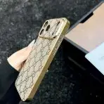 LV Phone Case iPhone 17 Electroplated Side Buttons