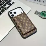 LV Style iPhone 17 Series Phone Case-BROWN SMALL MONOGRAM