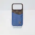 LV Case iPhone 17 Accent Leather : Brown-Blue
