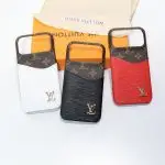 LV Case iPhone 17 Accent Leather