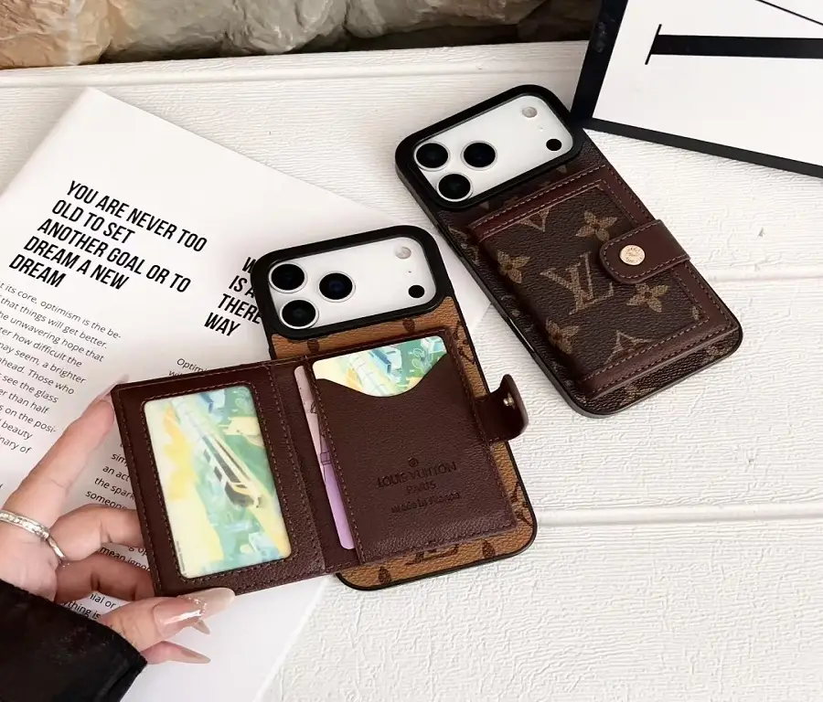 LV Wallet Phone Case for iPhone 17