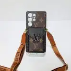 LV Samsung Galaxy Crossbody Phone Case – MONOGRAM – BLACK