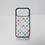 Classic LV Phone Case iPhone 17 - WHITE SMALL RAINBOW MONOGRAM