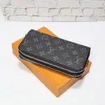 Double Wallet LV Leather