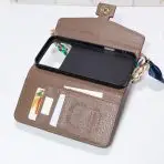 Canvas Gucci Crossbody Wallet Case iPhone 17