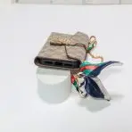 Canvas Gucci Crossbody Wallet Case iPhone 17 inner