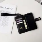 Coach Canvas Print Wallet Case iPhone 17/Pro/Pro Max