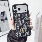 Dior Phone Case Card Holder-BLACK