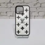 Luxury LV Design iPhone Case WHITE-BLACK L