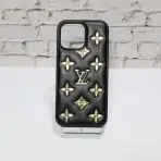 Luxury LV Design iPhone Case: BLACK—GOLDEN L