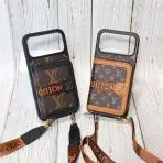 Designer Crossbody LV Zipped iPhone Case
