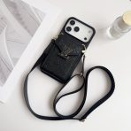 Designer iPhone 17 iPhone Case-BLACK LV
