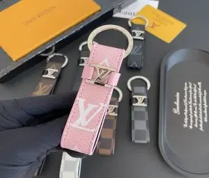 Dragonne-Bag-Charm-Key-Holder-PINK-MONOGRAM-scaled