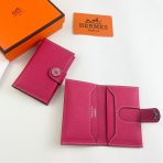 Hermes Card Holder-Boston Red