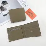 Hermes Bi-Fold Wallet - Black -Light Brown