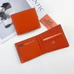 Hermes Bi-Fold Wallet - Orange