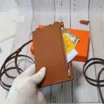 Hermes Crossbody Phone Purse / zipper for cash/cards