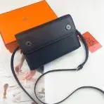 Hermes Crossbody Nap Bag-Black