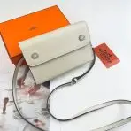 Hermes Crossbody Nap Bag—Off White