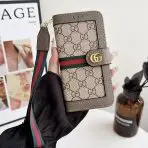 Louis Vuitton Flip Folio iPhone Case-DIAMOND GG