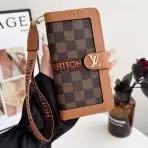 Louis Vuitton Flip Folio iPhone Case - BROWN CHECKERED