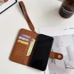 LV Leather Holster Phone Case Style for iPhone 17 Series