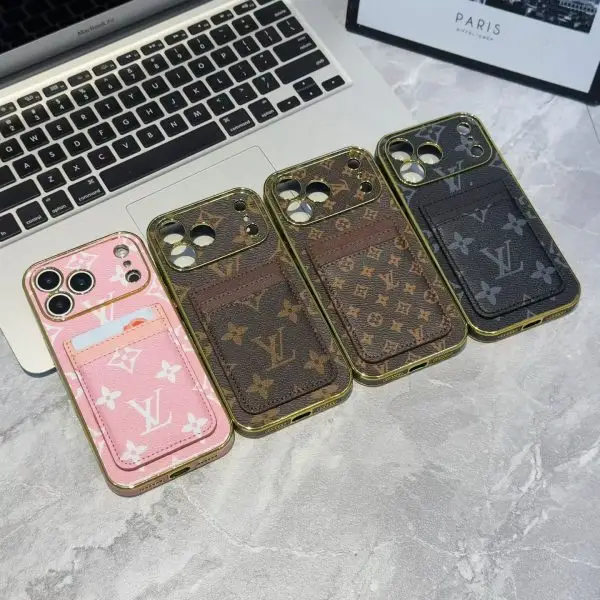 LV Pattern Leather iPhone Case8