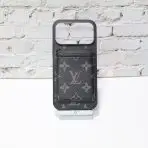 LV Magsafe Phone Case-Black Monogram