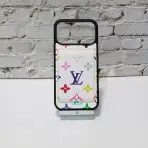 LV Magsafe Phone Case-White Rainbow