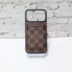 LV Magsafe Phone Case-Brown Checkered