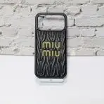 Miu Miu iPhone 17 case-Black